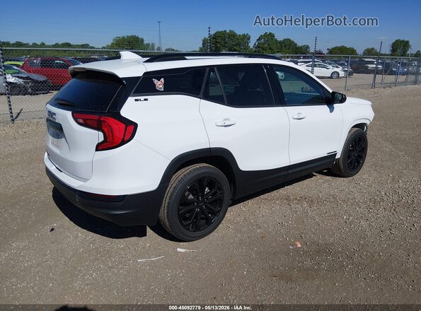 3GKALMEV3ML351487 2021 GMC TERRAIN White Задня права чверть