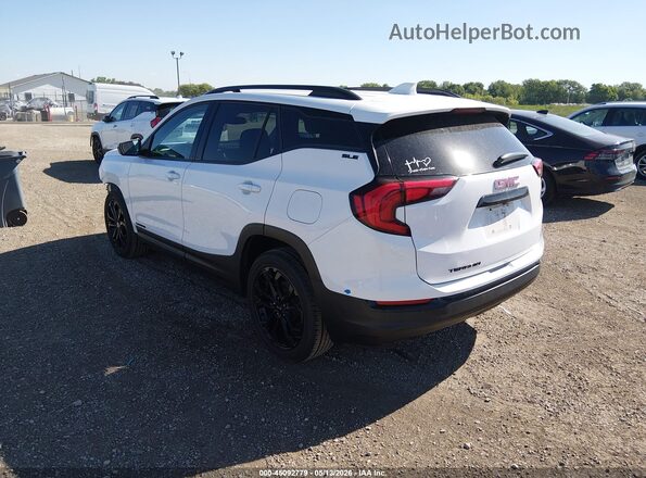 3GKALMEV3ML351487 2021 GMC TERRAIN White Задня ліва чверть