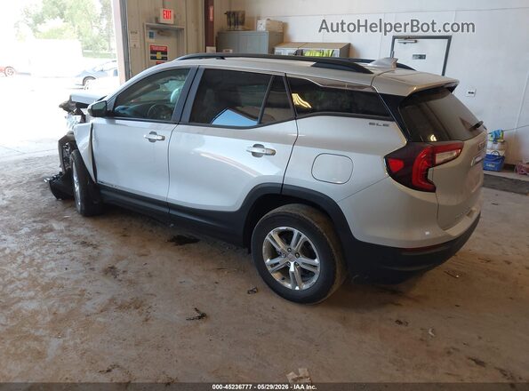 3GKALMEV3NL130179 2022 GMC TERRAIN Серебряный Задняя левая четверть