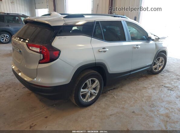 3GKALMEV3NL130179 2022 GMC TERRAIN Серебряный Задняя правая четверть