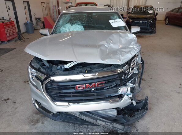 3GKALMEV3NL130179 2022 GMC TERRAIN Серебряный Вид щитка приборов