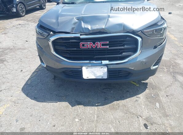 3GKALMEV4JL212822 2018 GMC TERRAIN Gray წინა ხედი