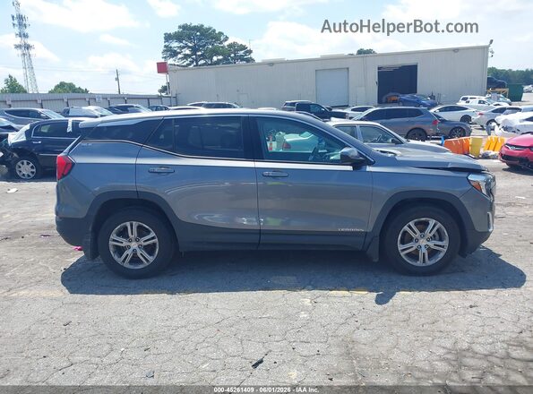 3GKALMEV4JL212822 2018 GMC TERRAIN Gray უკანა სალონის ხედი