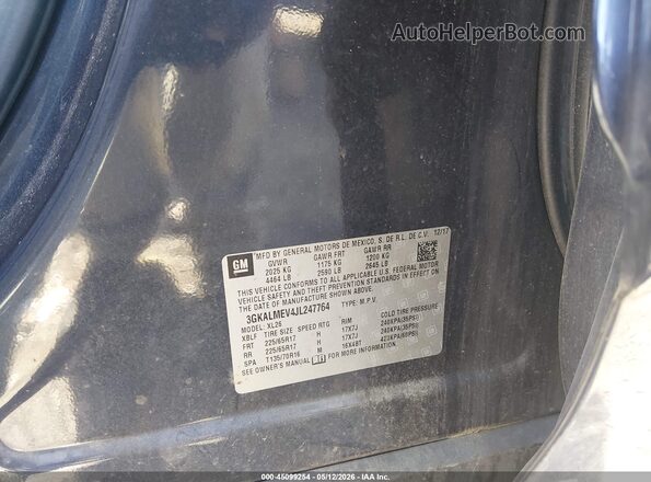 3GKALMEV4JL247764 2018 GMC TERRAIN Dark Blue 