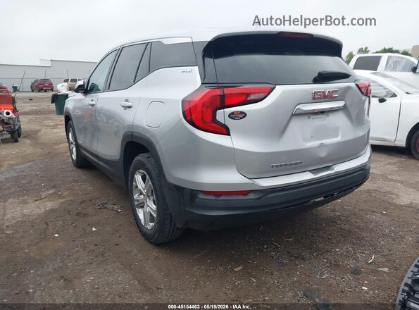 3GKALMEV4LL106292 2020 GMC TERRAIN Silver Trasero izquierdo
