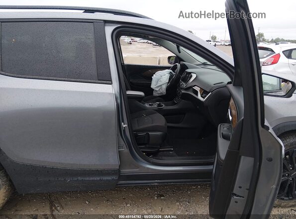 3GKALMEV5KL369213 2019 GMC TERRAIN Gray წინა სალონის ხედი