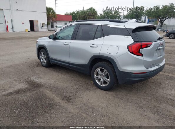 3GKALMEV5LL116359 2020 GMC TERRAIN Silver Trasero izquierdo