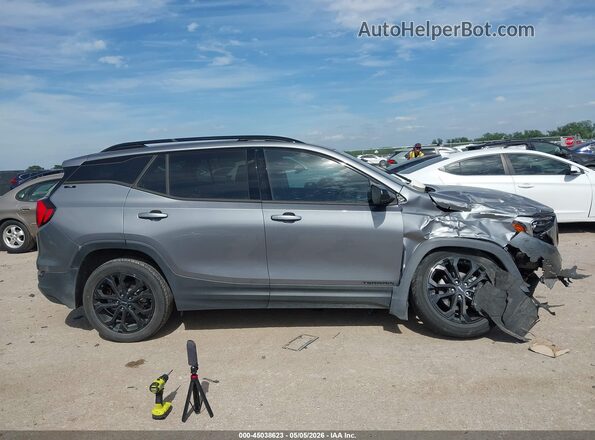 3GKALMEV5LL172575 2020 GMC TERRAIN Gray Rear interior view