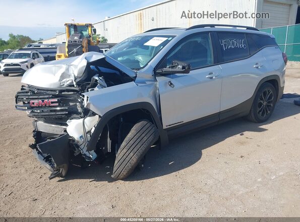3GKALMEV5NL248668 2022 GMC TERRAIN Silver Przód lewy
