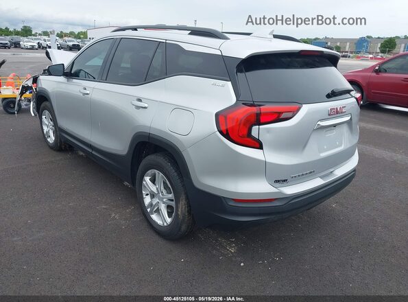 3GKALMEV6JL197739 2018 GMC TERRAIN Серебряный Задняя левая четверть