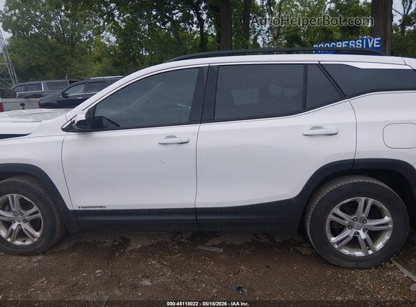 3GKALMEV6JL245238 2018 GMC TERRAIN White Սալոնի 360 աստիճան տեսք