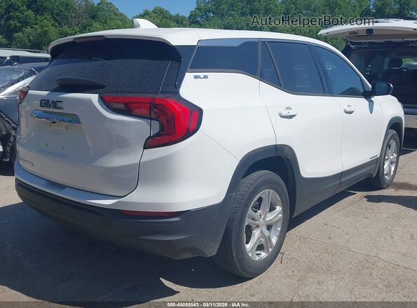3GKALMEV6JL294049 2018 GMC TERRAIN White Задня права чверть