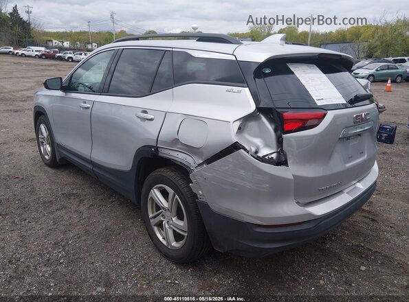 3GKALMEV6JL314932 2018 GMC TERRAIN Серебряный Задняя левая четверть