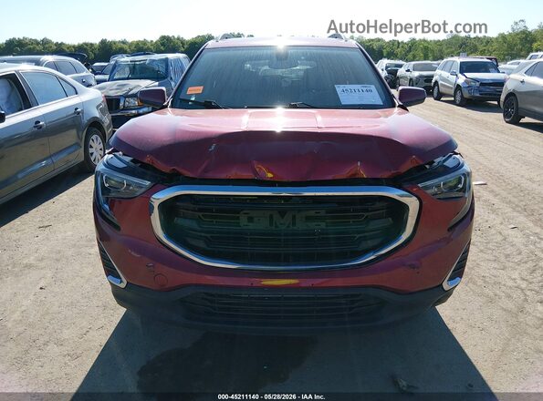 3GKALMEV6KL247394 2019 GMC TERRAIN Red ხელსაწყოთა პანელის ხედი