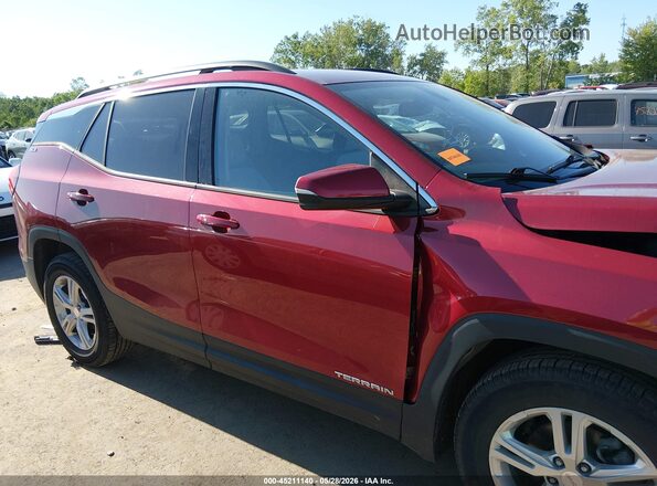 3GKALMEV6KL247394 2019 GMC TERRAIN Red უკანა სალონის ხედი