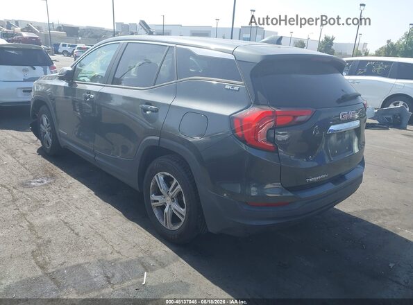 3GKALMEV7JL144578 2018 GMC TERRAIN Gray Trasero izquierdo