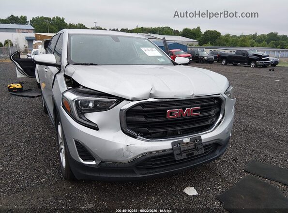 3GKALMEV7JL197765 2018 GMC TERRAIN Silver Vista frontal