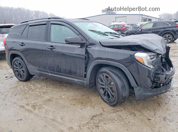 3GKALMEV7LL142512 2020 GMC TERRAIN Black Передня права чверть