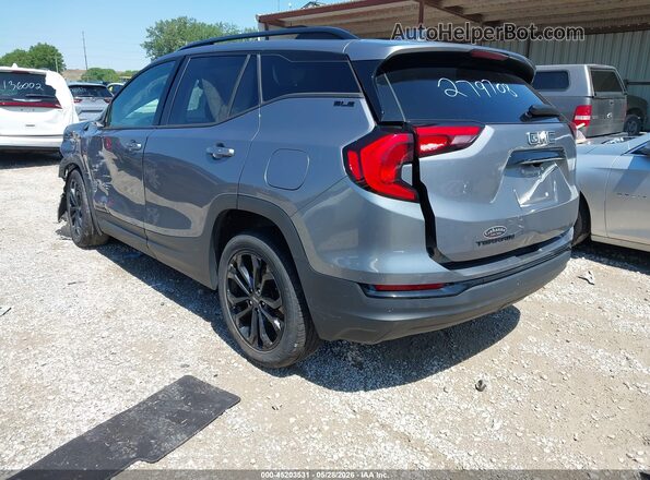 3GKALMEV7LL279708 2020 GMC TERRAIN Blue Trasero izquierdo