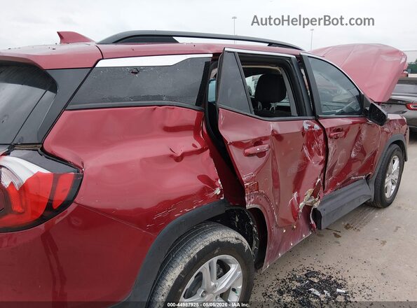 3GKALMEV7ML334899 2021 GMC TERRAIN Red Widok wnętrza z tyłu