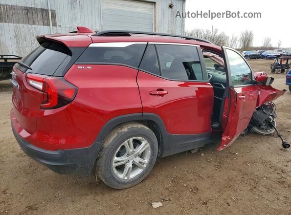 3GKALMEV7NL167168 2022 GMC TERRAIN Burgundy Rear right