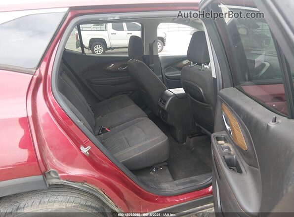 3GKALMEV8JL160773 2018 GMC TERRAIN Burgundy VIN կոդի պիտակի տեսք