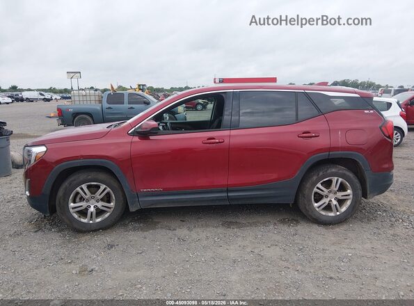 3GKALMEV8JL160773 2018 GMC TERRAIN Burgundy Սալոնի 360 աստիճան տեսք