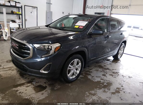 3GKALMEV8KL111719 2019 GMC TERRAIN Dark Blue Передняя левая четверть