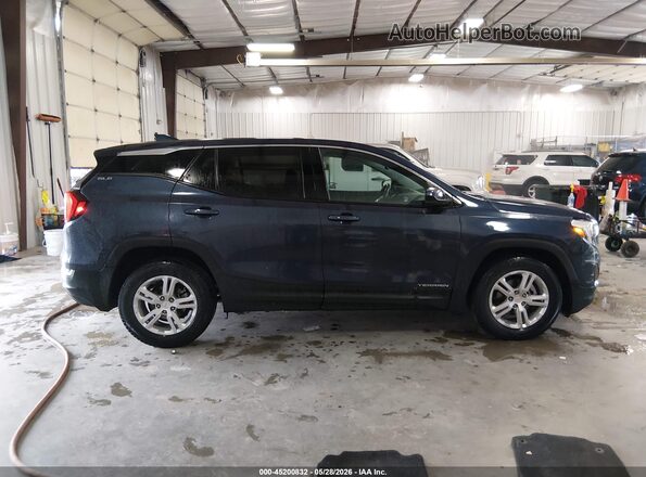 3GKALMEV8KL111719 2019 GMC TERRAIN Dark Blue Вид задней части салона