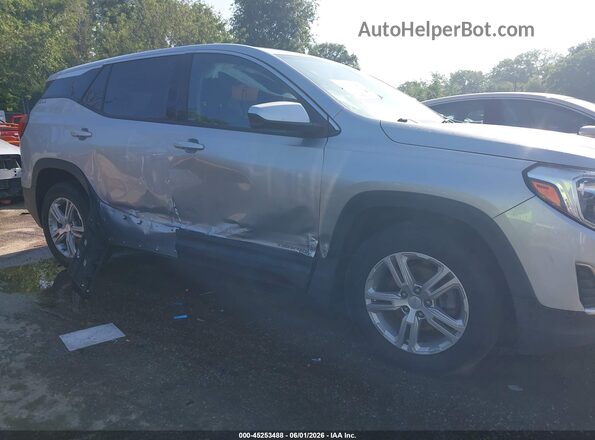3GKALMEV8KL217345 2019 GMC TERRAIN Gray Front view