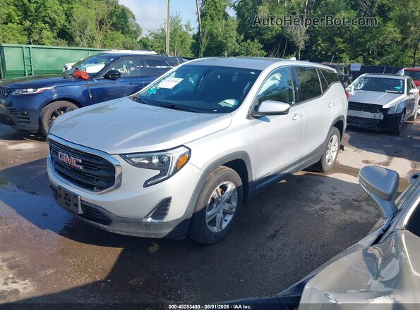 3GKALMEV8KL217345 2019 GMC TERRAIN Gray Front left