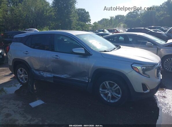 3GKALMEV8KL217345 2019 GMC TERRAIN Gray Rear interior view