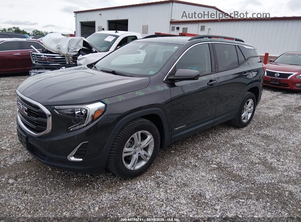 3GKALMEV8KL340790 2019 GMC TERRAIN Gray წინა მარცხენა ხედი სამი მეოთხედიდან
