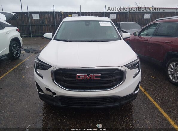 3GKALMEV8ML323023 2021 GMC TERRAIN White Vista del cuadro de instrumentos