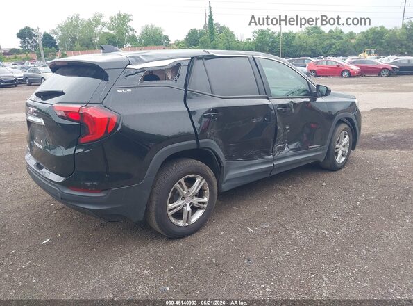 3GKALMEV9JL153878 2018 GMC TERRAIN Черный Задняя правая четверть