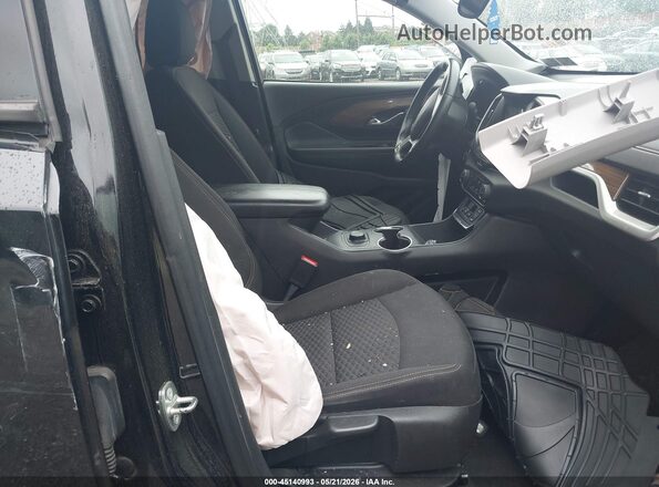 3GKALMEV9JL153878 2018 GMC TERRAIN Черный Вид салона спереди