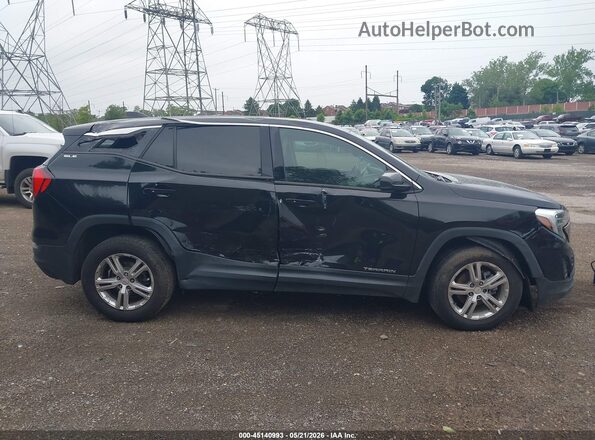 3GKALMEV9JL153878 2018 GMC TERRAIN Черный Вид задней части салона