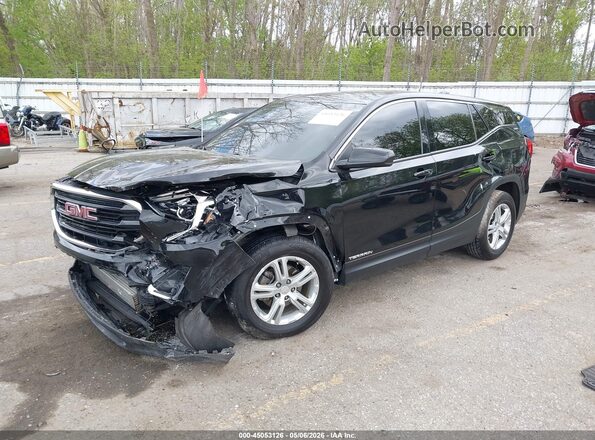 3GKALMEV9JL385316 2018 GMC TERRAIN Black Vista tres cuartos delantera izquierda