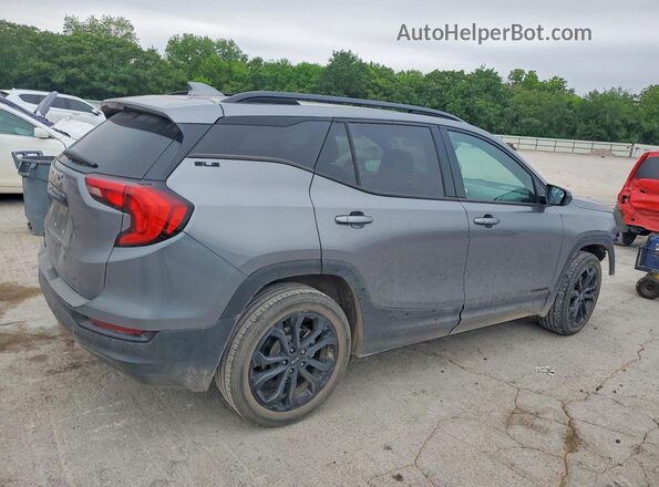 3GKALMEV9ML342213 2021 GMC TERRAIN Gray Trasero derecho