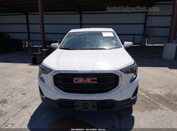 3GKALMEVXJL340403 2018 GMC TERRAIN White Սարքավորումների վահանակի տեսք