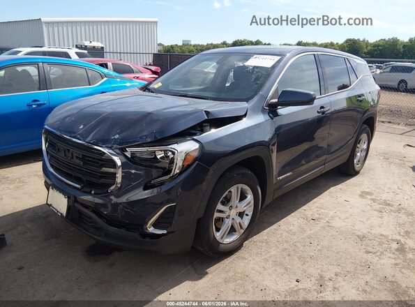 3GKALMEVXKL313865 2019 GMC TERRAIN Blue Front left