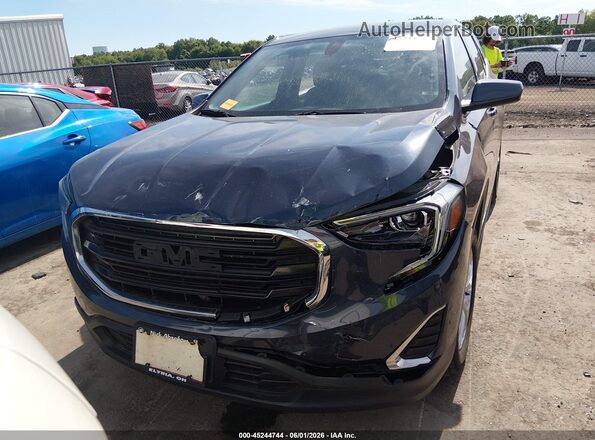 3GKALMEVXKL313865 2019 GMC TERRAIN Blue Instrument cluster view