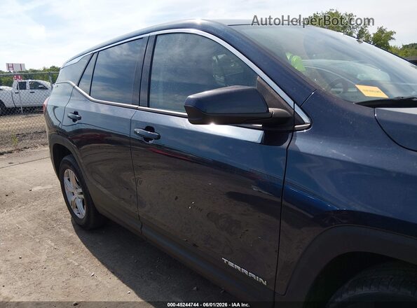 3GKALMEVXKL313865 2019 GMC TERRAIN Blue Rear interior view