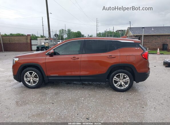 3GKALMEVXKL314272 2019 GMC TERRAIN Orange Vista interior de 360 grados