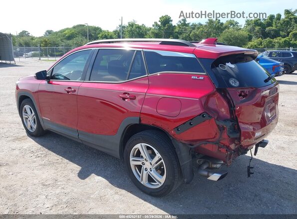 3GKALMEX4JL128582 2018 GMC TERRAIN Red Հետևի ձախ