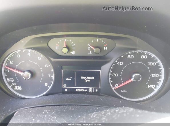 3GKALMEX4JL128582 2018 GMC TERRAIN Red Հետևի նստատեղերի տեսք