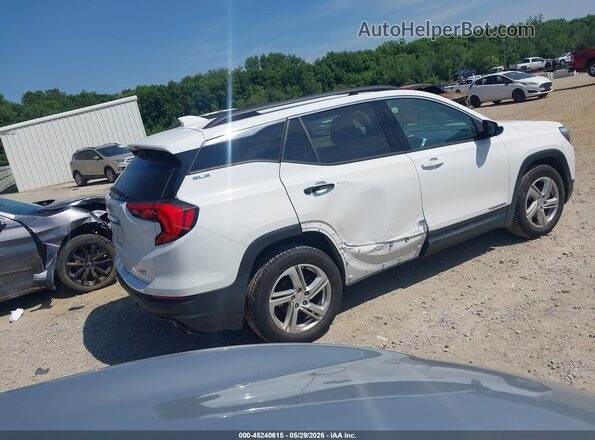3GKALMEX4JL141672 2018 GMC TERRAIN Белый Задняя правая четверть