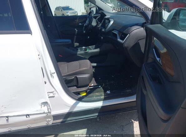 3GKALMEX4JL141672 2018 GMC TERRAIN Белый Вид салона спереди