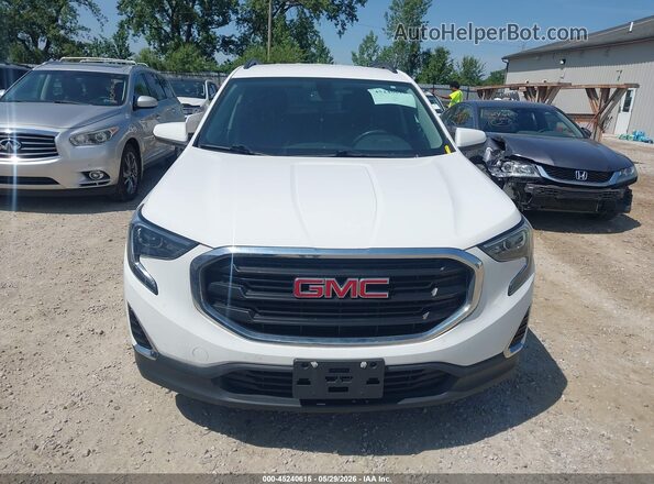 3GKALMEX4JL141672 2018 GMC TERRAIN Белый Вид щитка приборов