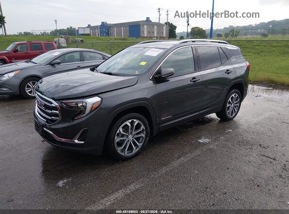 3GKALPEV0KL374580 2019 GMC TERRAIN Gray Передня ліва чверть